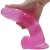 Dildo con ventosa 8 pulg. Jelly Studs Crystal Dildo Large