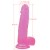 Dildo con ventosa 8 pulg. Jelly Studs Crystal Dildo Large