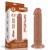 Dildo realista con ventosa 8 pulg. Sliding Skin Dual Layer Dong Brown