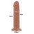 Dildo realista con ventosa 8 pulg. Sliding Skin Dual Layer Dong Brown