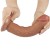 Dildo realista con ventosa 8 pulg. Sliding Skin Dual Layer Dong Brown