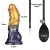 Dildo alienigena con ventosa 7.5 pulg. Dual Density Silicone Inflatable Dildo