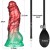 Dildo alienigena con ventosa 7.5 pulg. Dual Density Silicone Inflatable Dildo