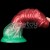 Dildo alienigena con ventosa 7.5 pulg. Dual Density Silicone Inflatable Dildo