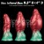 Dildo alienigena con ventosa 7.5 pulg. Dual Density Silicone Inflatable Dildo
