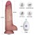 Vibrador realista con ventosa 8.5 pulg. Vibrating Sliding Skin Pro II Silicone Dong