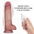 Vibrador realista con ventosa 8.5 pulg. Vibrating Sliding Skin Pro II Silicone Dong