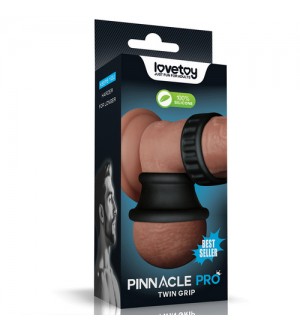 Anillo de pene Pinnacle Pro Twin Grip Stretcher