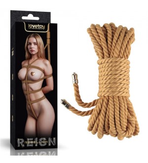 Zoga de bondage . Rebellion Reign Natural Knot Bondage Rope