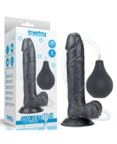 Dildo eyaculador de 9 pulg. Squirt Extreme - Black