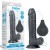 Dildo eyaculador de 9 pulg. Squirt Extreme - Black