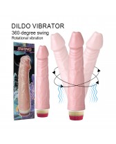 Vibrador realista con balanceo a baterías Realistic vibrator battery operated