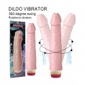 Vibrador realista con balanceo a baterías Realistic vibrator battery operated
