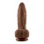 Vibrador realista telescópico y con calefacción recargable