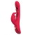 Vibrador dual Rabbit con aleteo para punto G de silicone recargable