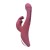 Vibrador dual Rabbit con aleteo para punto G de silicone recargable