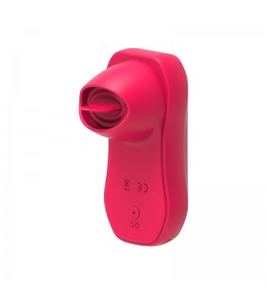 Mini vibrador de clítoris con lenguita Oral delight bullet vibrator recargable