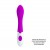 Vibrador dual Rabbit Brighty a baterias