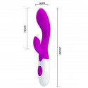 Vibrador dual Rabbit Brighty a baterias