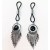 Sujetadores de pezones de silicona con plumas - Nipple metal clamps