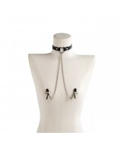 Pinzas de pezones de metal con collar - Nipple metal clamps