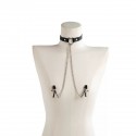 Pinzas de pezones de metal con collar - Nipple metal clamps