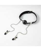 Pinzas de pezones de metal con mordaza - Nipple metal clamps