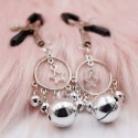 Pinzas de pezones de metal White Stars - Nipple metal clamps