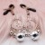 Pinzas de pezones de metal White Stars - Nipple metal clamps
