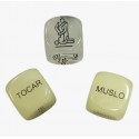 Set de 3 Dados eróticos - Erotic dice Fluorescentes