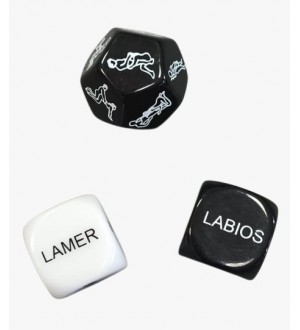 Set de 3 Dados eróticos - Erotic dice