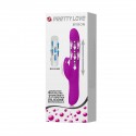 Vibrador Rabbit Byron con cuentas internas y movimiento ascendente recargable