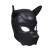 Máscara o capucha de Perro - Black Doggy mask
