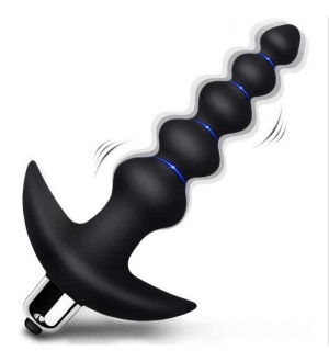 Tira anal vibradora a batería 6.90 Inch Single-Speed Silicone Anal Vibrator