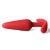 Set de plugs anales de silicona Red Butt Plug Set