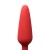 Set de plugs anales de silicona Red Butt Plug Set