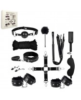 Set BDSM de 11 piezas negro High Quality BDSM Bondage Set