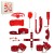 Set BDSM de 11 piezas rojo High Quality BDSM Bondage Set