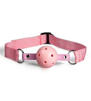Mordaza de boca respirable Pink Ball Gag