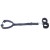 Mordaza de boca y esposas Wrist-to-Ball Gag Back Position Restraint