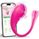 Vibrador punto G controlado por App - 9-Speed Magenta Rechargeable Vibrators for Women and Couples