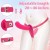 Vibrador doble con arnés con control - 10-Mode Rechargeable Silicone Strap-On Double Dildo