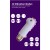 Mini vibrador Pony - 3.35 Inch 10 Modes Rechargeable Silicone Vibrating Egg