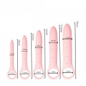 Set de dilatador vaginal .de 5 piezas Pink Silicone Pelvic Floor Trainer Dilator Set