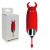 Mini vibrador - Red Devil-Themed Single- Speed Silicone Bullet Vibrator