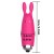 Mini vibrador - Magenta Bunny-Themed Single- Speed Silicone Bullet Vibrator