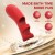 Mini vibrador de dedo - 10 Mode Red Rechargeable Finger-Grip Vibrator