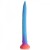 Dildo alienigena - 17.73 pulg. Multicolor Extra-Largo fluorescente Silicone Dildo