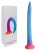 Dildo alienigena - 17.73 pulg. Multicolor Extra-Largo fluorescente Silicone Dildo