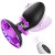 Plug anal vibrador y rotador a control remoto y joya - 10-Speed Silicone Butt Plug